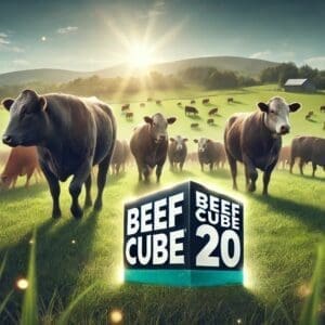 Maximize Cattle Growth & Performance with BEEF CUBE 20