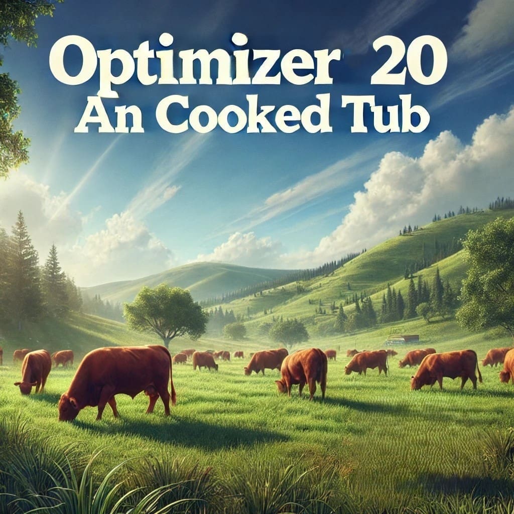 Optimizer® 20 AN Cooked Tub – Self-Fed Protein & Mineral Supplement for Cattle