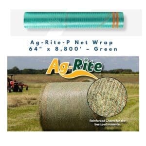 Net Wrap, Ag-Rite Ag-Rite-P Net Wrap 67" x 8,800' Green - 1