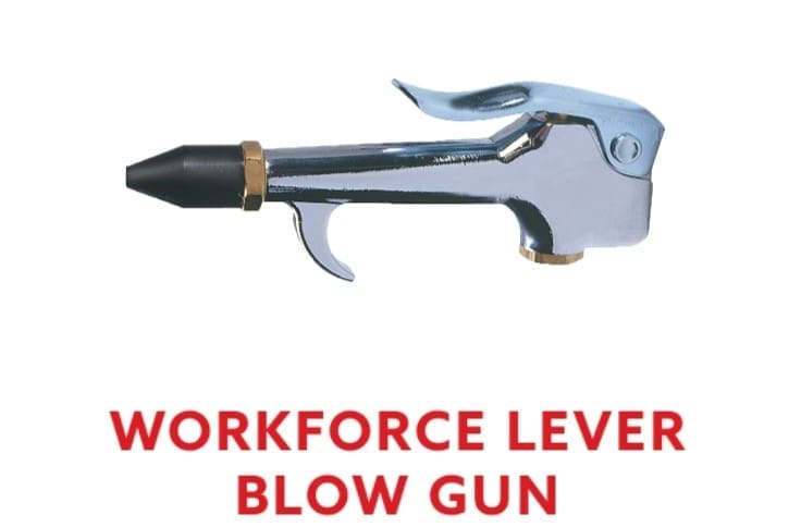 Workforce Lever Blow Gun with Rubber Tip..