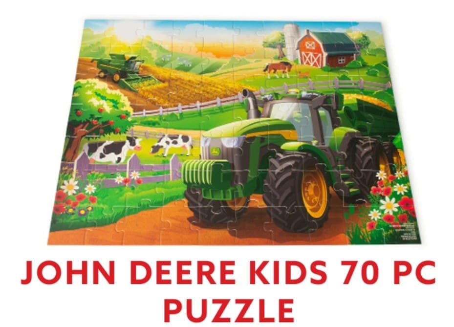 JOHN DEERE KIDS 70 PIECE PUZZLE