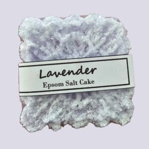 Epsom Salt Cake: Lavender