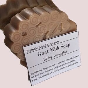 Goat Milk Soap: Baby Snuggles