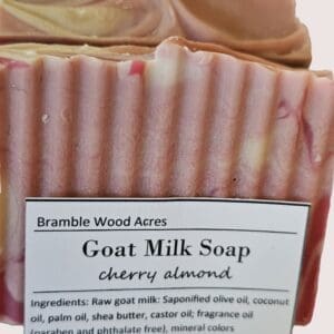 Goat Milk Soap: Cherry Almond