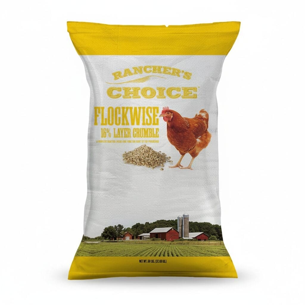 Rancher's Choice Flockwise 16% Layer Crumble- 40 lbs