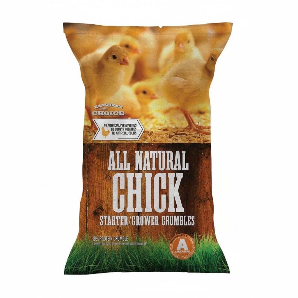 Rancher's Choice All Natural Chick Starter/Grower Crumbles- 40 lbs