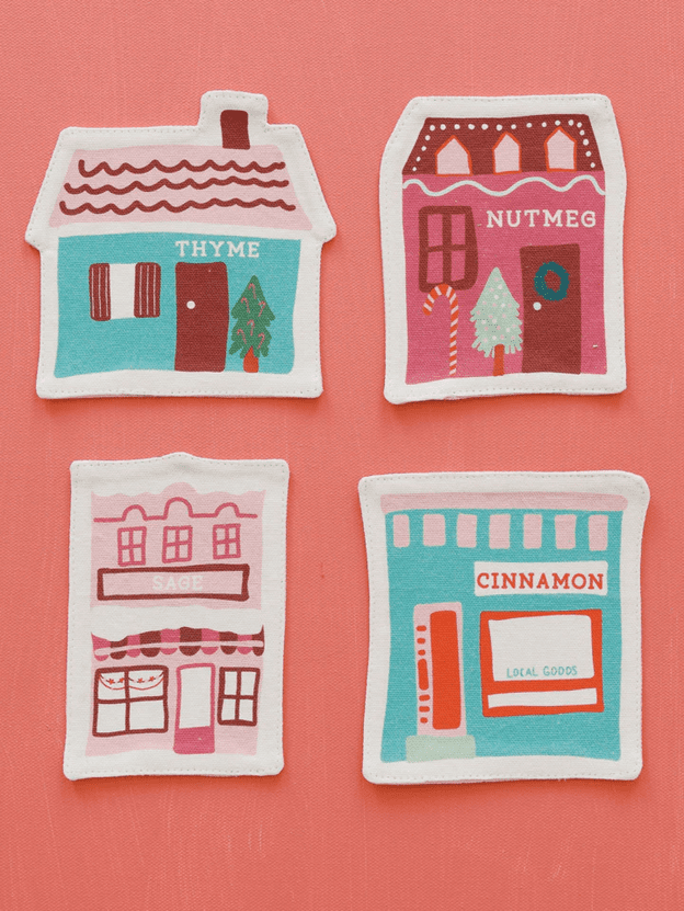 Christmas Village Coasters