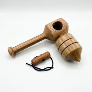 The Artisan Hardwood String Top & Launcher Set