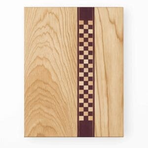The Purpleheart Checker Inlay Cutting Board