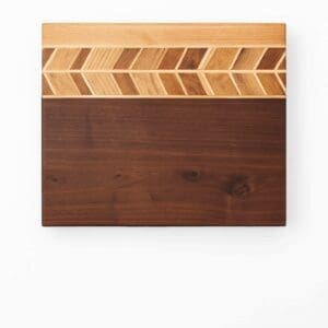 Walnut & Oak Artisan Cutting or Serving Board