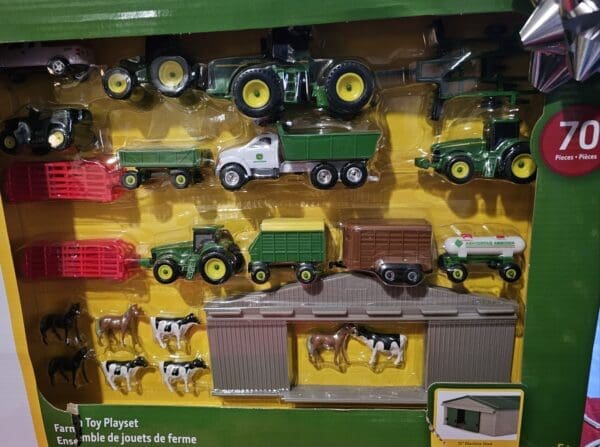 John Deere Farm Toy Playset – 70-Piece Set