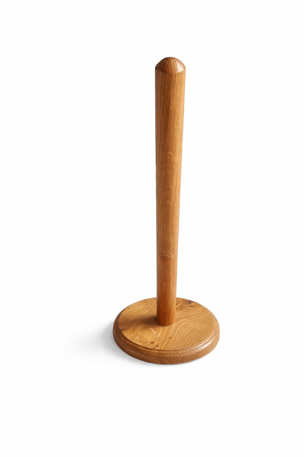Hand-Turned Local Hardwood Toilet Paper Storage