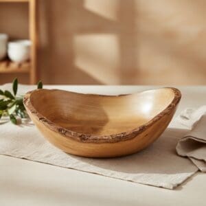 Hand-Turned Natural Edge Bowl