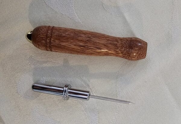 Artisan Retractable Sewing Tool with Decorative Handle