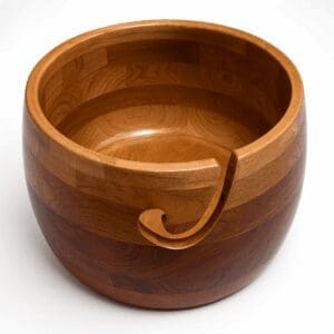 Handcrafted Wooden Yarn Bowl