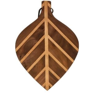 Handcrafted Leaf-Shaped Cutting/Serving Board