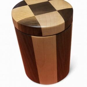 Handcrafted Wooden Lidded Bowl