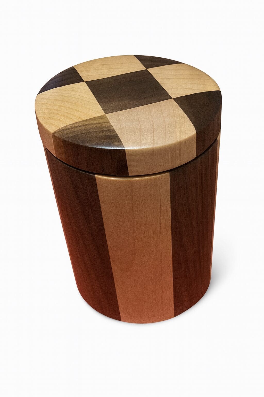 Handcrafted Wooden Lidded Bowl
