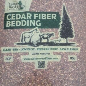 Custom Wood Fibers Cedar Fiber Bedding