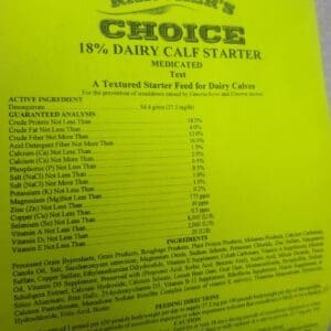 Rancher’s Choice 18% Dairy Calf Starter (Medicated)
