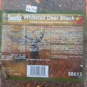 Sweetlix Whitetail Deer Block (25 lb)