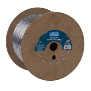 Bekaert 14-Gauge Galvanized Electric Fence Wire, 1/2 Mile (2640 ft)