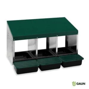 3-Compartment Multi-Compartment Poultry Laying Nest Box