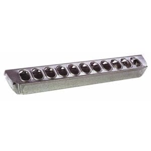 Galvanized Slide Top Chicken Feeder