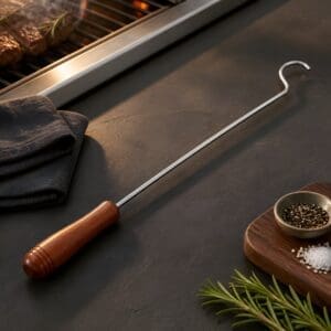 Long-Handled Pigtail Meat Flipper